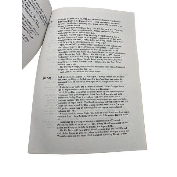 Tri Delta Kappa Chapter History 1894–1994 UNL 100 Years of Sisterhood Aug 1994 - Picture 5 of 7